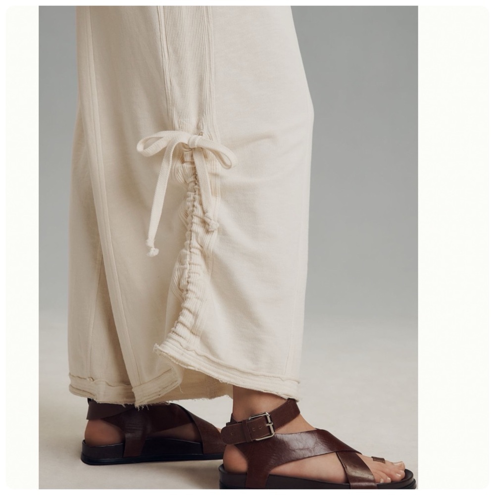 NWT Anthropologie Daily Practice Horizon Wide-Leg Knit Jumpsuit , size M/L - Picture 6 of 17